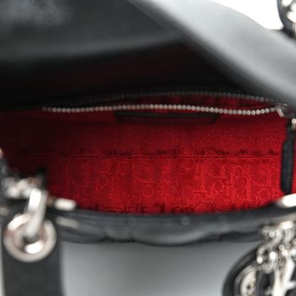 Christian Dior Lambskin Cannage Mini Lady Dior Black 7 of 8