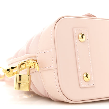 Louis Vuitton Lambskin Malletage Alma BB Rosabella 8 of 9
