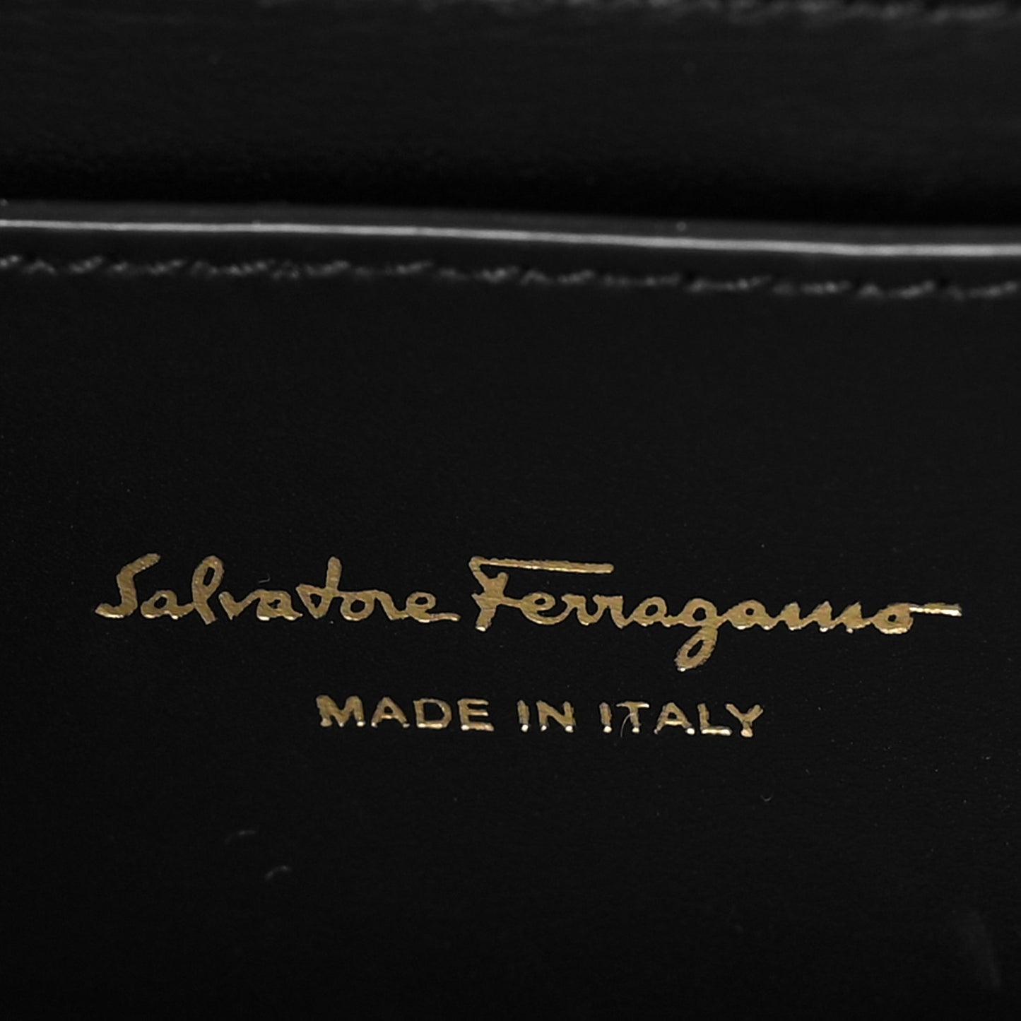 Calfskin Quilted Gancini Backpack Black