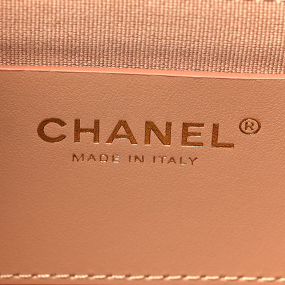 Chanel Lambskin Quilted Small Flap Bag Dark Beige 6 of 10