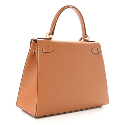 Hermes Epsom Kelly Sellier 28 Gold 3 of 11