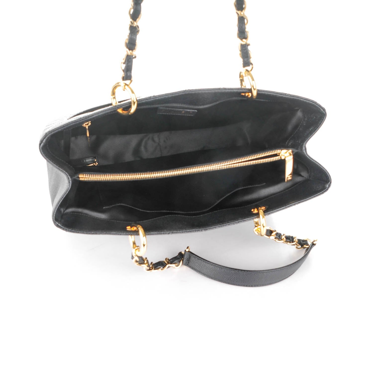 Chanel Caviar Quilted Grand Shopping Tote GST Black 5 of 7
