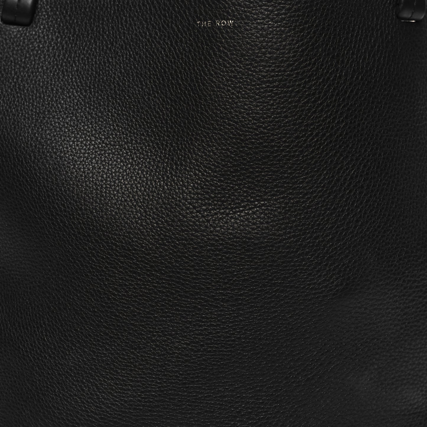 Grained Calfskin Park Tote Three Black