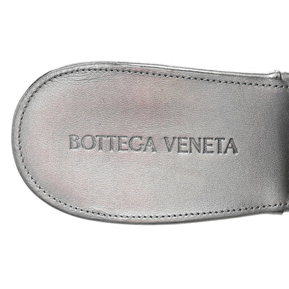 Bottega Veneta Laser Nappa Maxi Intrecciato Lido 90mm Mule Sandals 40 Oyster 7 of 7