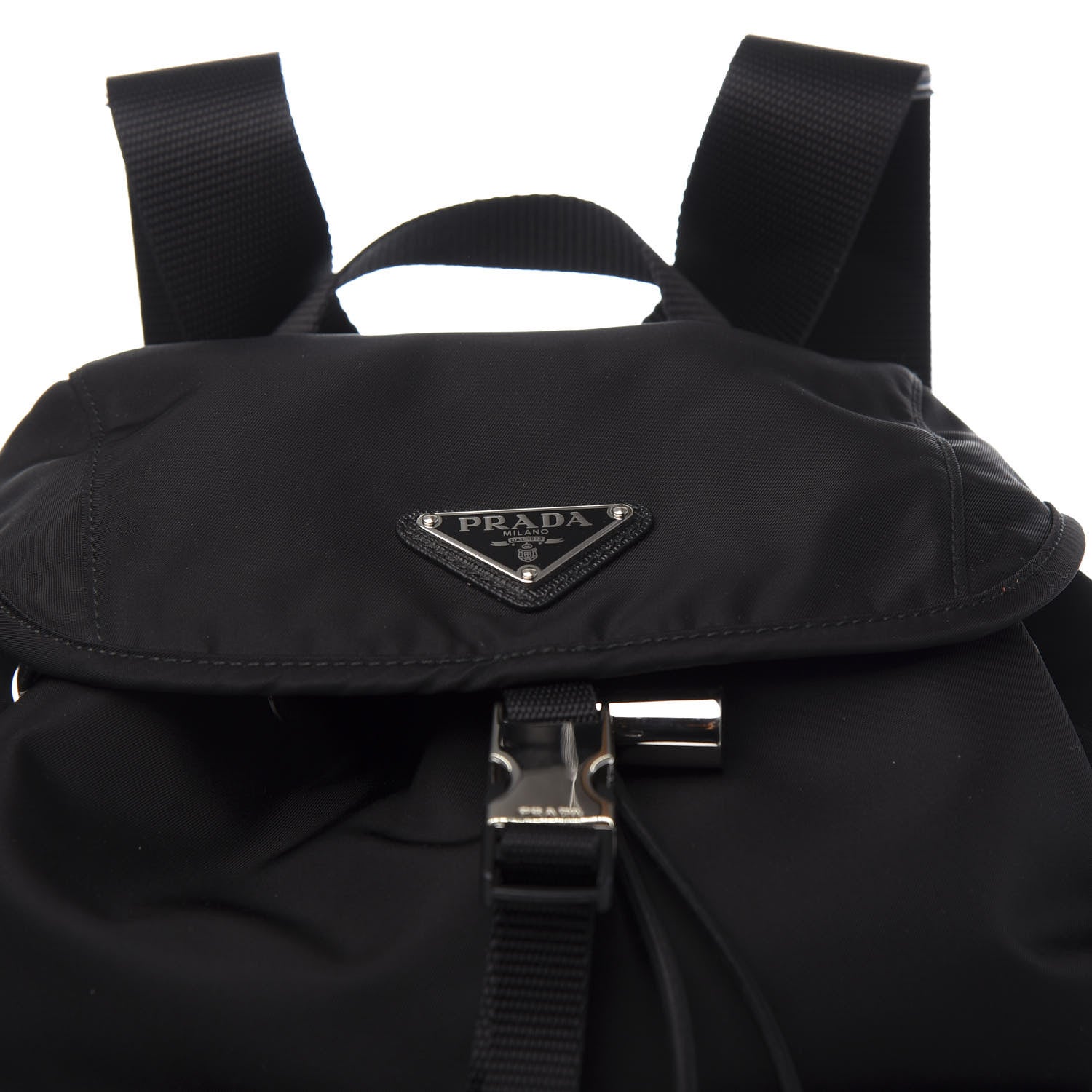 Prada Tessuto Nylon Vela Small Backpack Black 9 of 9