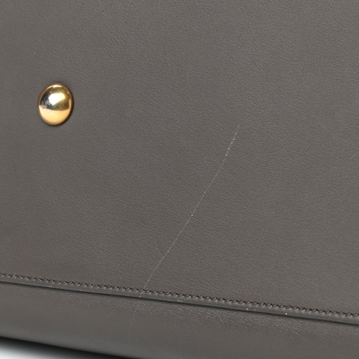 Saint Laurent Calfskin Small Classic Y Cabas Gray 7 of 14