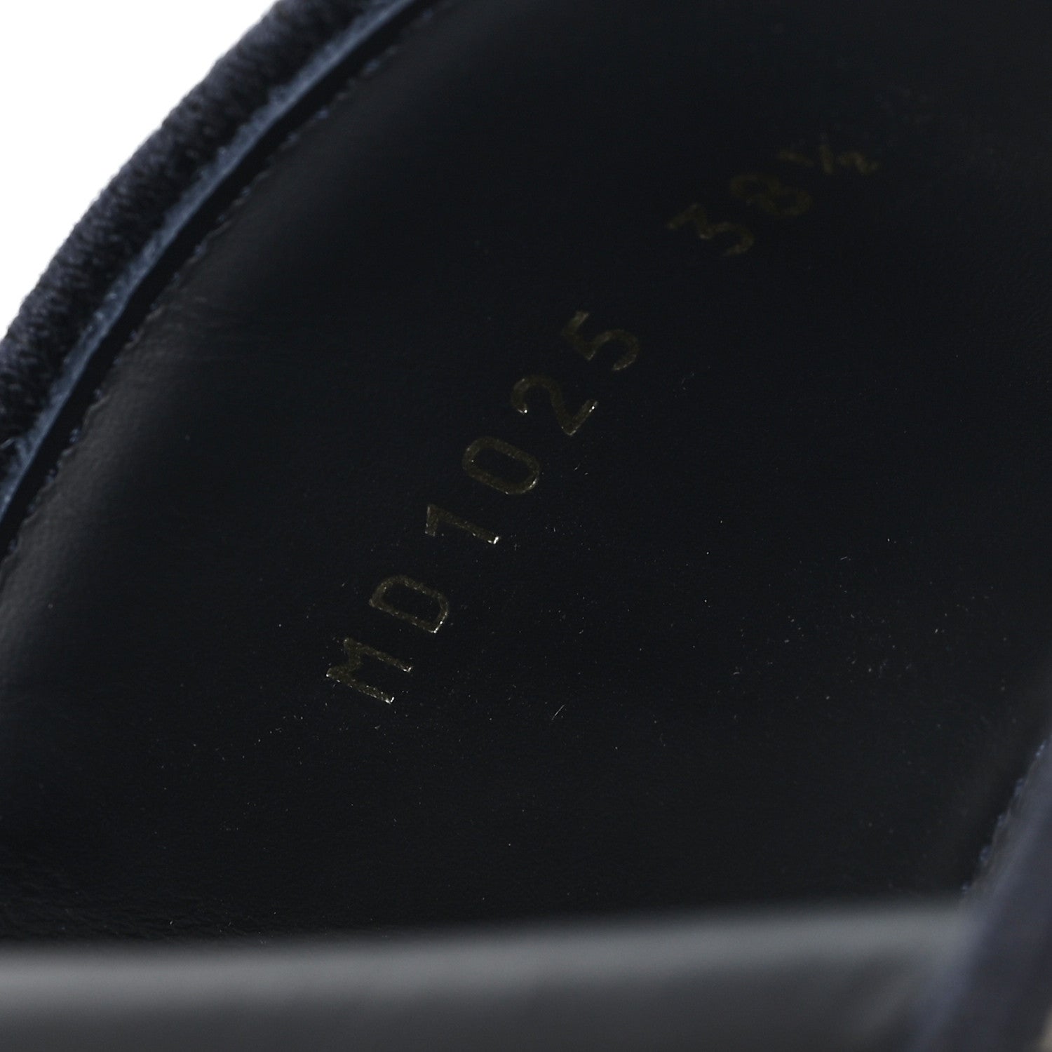 Christian Dior Canvas Embroidered Dway Mules Slide Sandals 38.5 Deep Blue 9 of 9