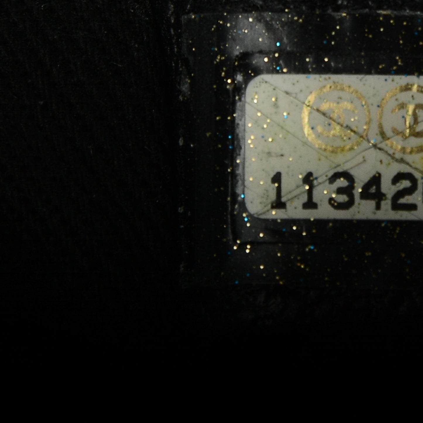 Calfskin Stitched Large Expandable Flap Black