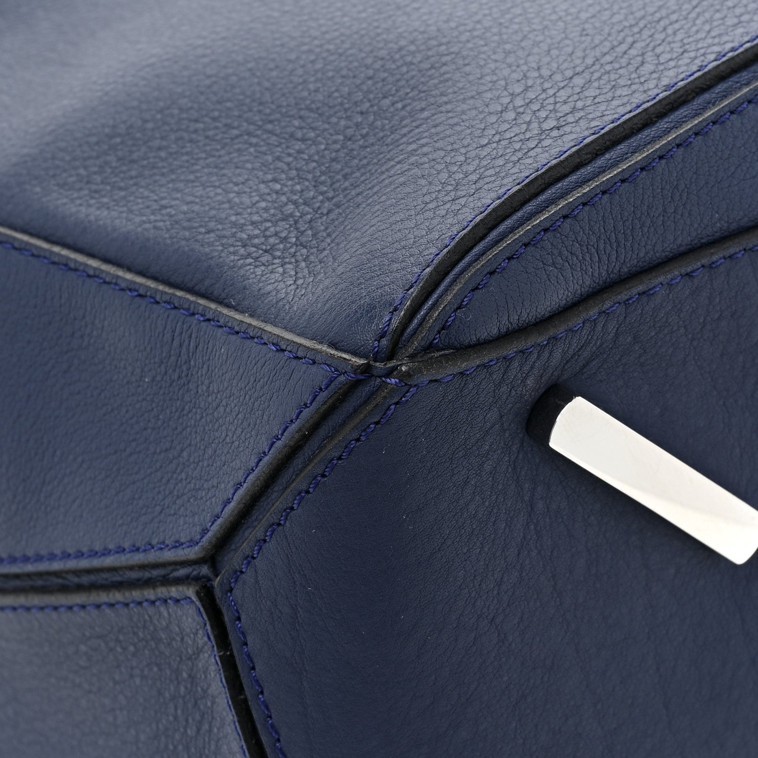 Loewe Calfskin Large Puzzle Bag Marine 15 of 18
