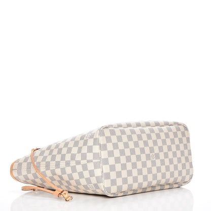 Louis Vuitton Damier Azur Neo Neverfull MM Rose Ballerine 4 of 8