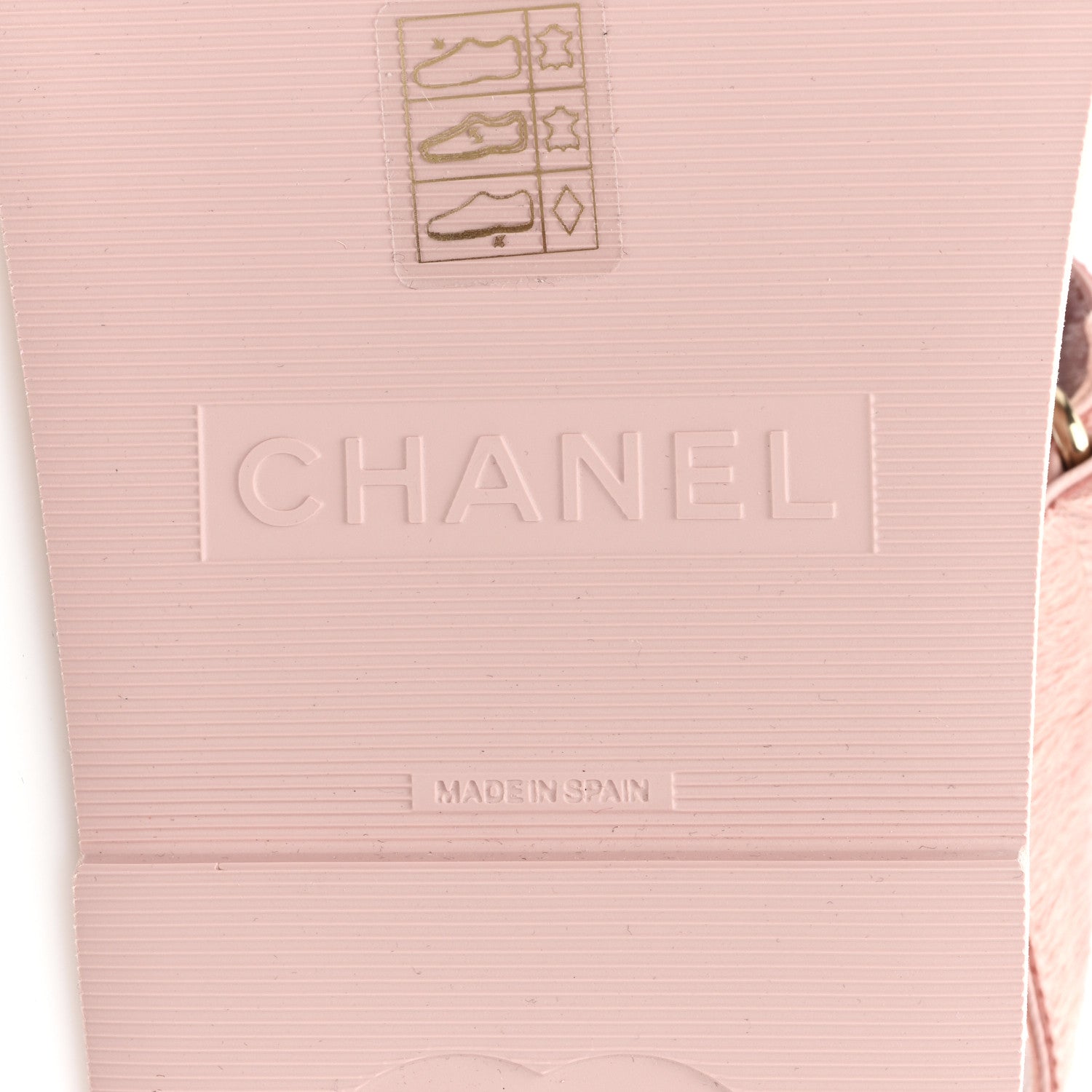 Chanel Calfskin Hair Suede Shearling Dad Sandals 39.5 Light Pink 6 of 8