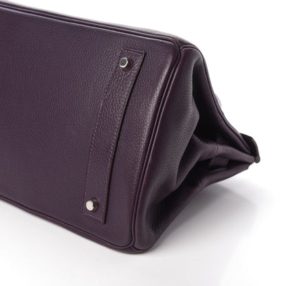 Hermes Taurillon Clemence JPG Birkin 42 Raisin 10 of 10