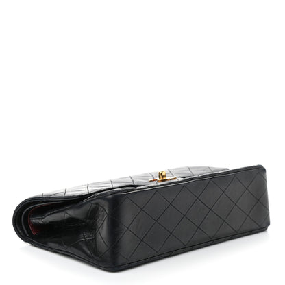 Chanel Lambskin Quilted Medium Double Flap Black 3 of 8