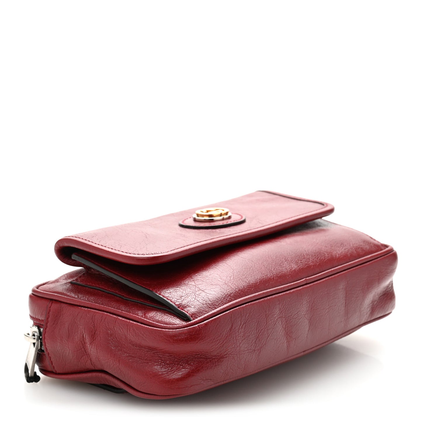 Fluffy Calfskin Morpheus Belt Bag 100 40 Red