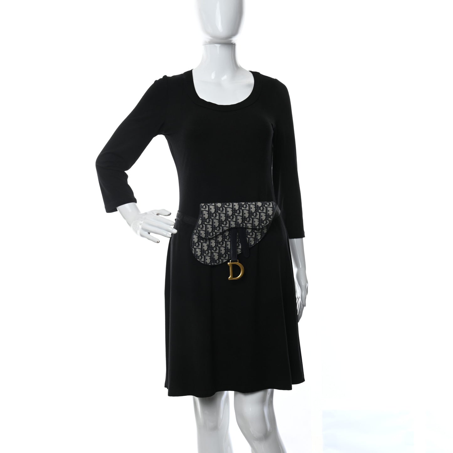 Oblique Saddle Belt Pouch Blue