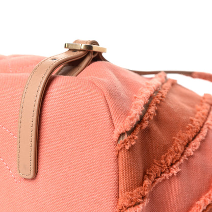 Chanel Canvas Chevron Cuba Patchwork Backpack Orange 12 of 12