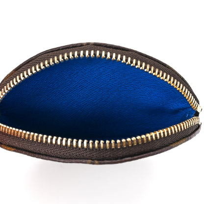 Louis Vuitton Monogram 2019 Christmas Animation Round Coin Purse Blue 4 of 10