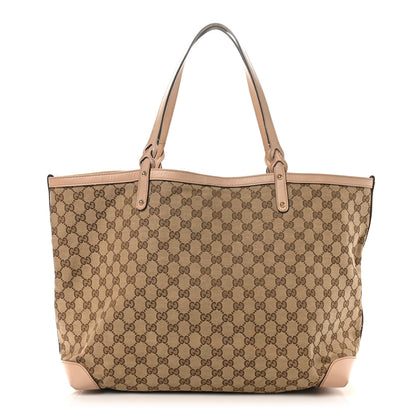 Gucci Monogram Large Craft Tote Beige 1 of 11