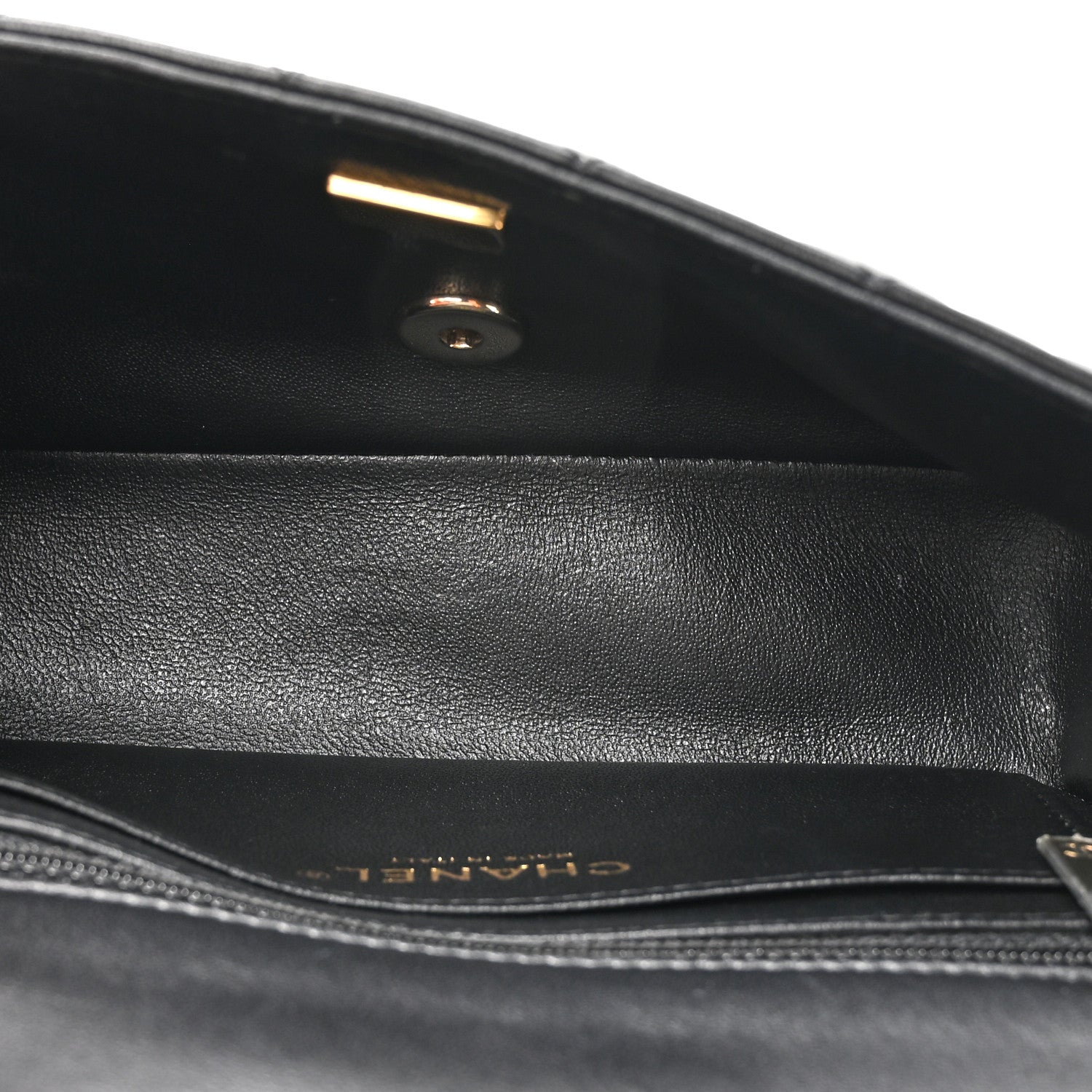 Chanel Lambskin Quilted Mini Rectangular Flap Black 5 of 15