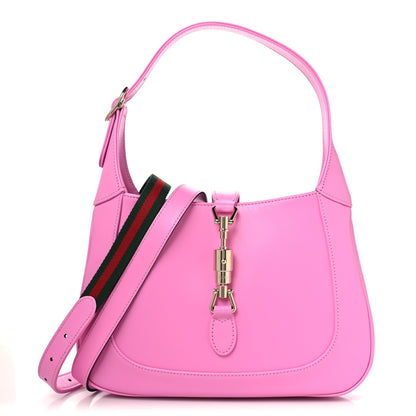 Gucci Ancora Calfskin Web Medium Jackie 1961 Hobo Pink 1 of 10