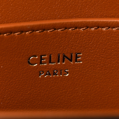 Celine Smooth Calfskin Tabou Clutch On Strap Tan 6 of 8