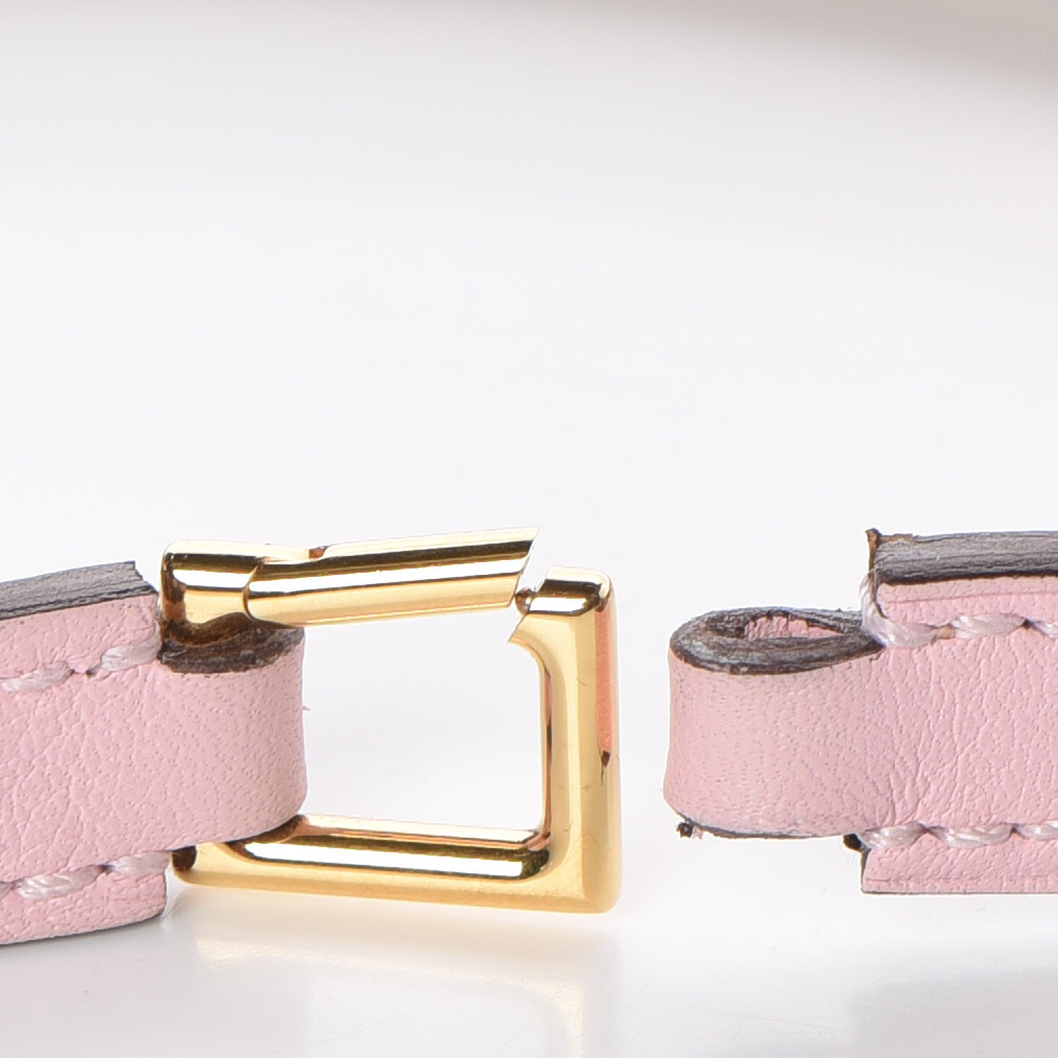 Hermes Swift Rivale Double Tour Bracelet T2 in Rose Sakura 4 of 7