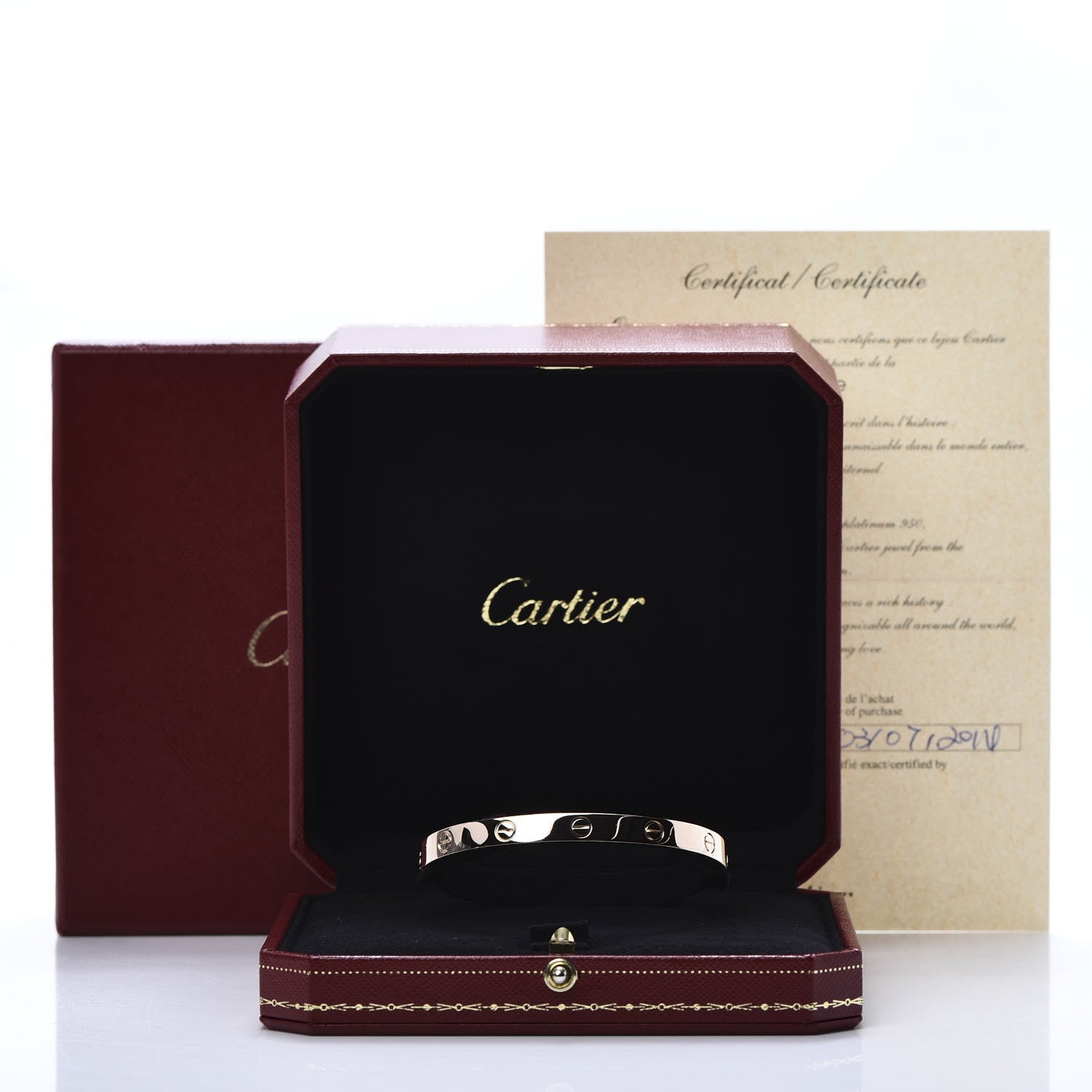 Cartier 18K Pink Gold LOVE Bracelet 18 7 of 7