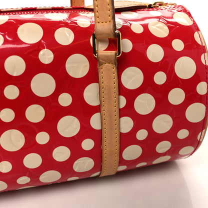 Louis Vuitton Vernis Kusama Infinity Dots Papillon 30 Red 11 of 13