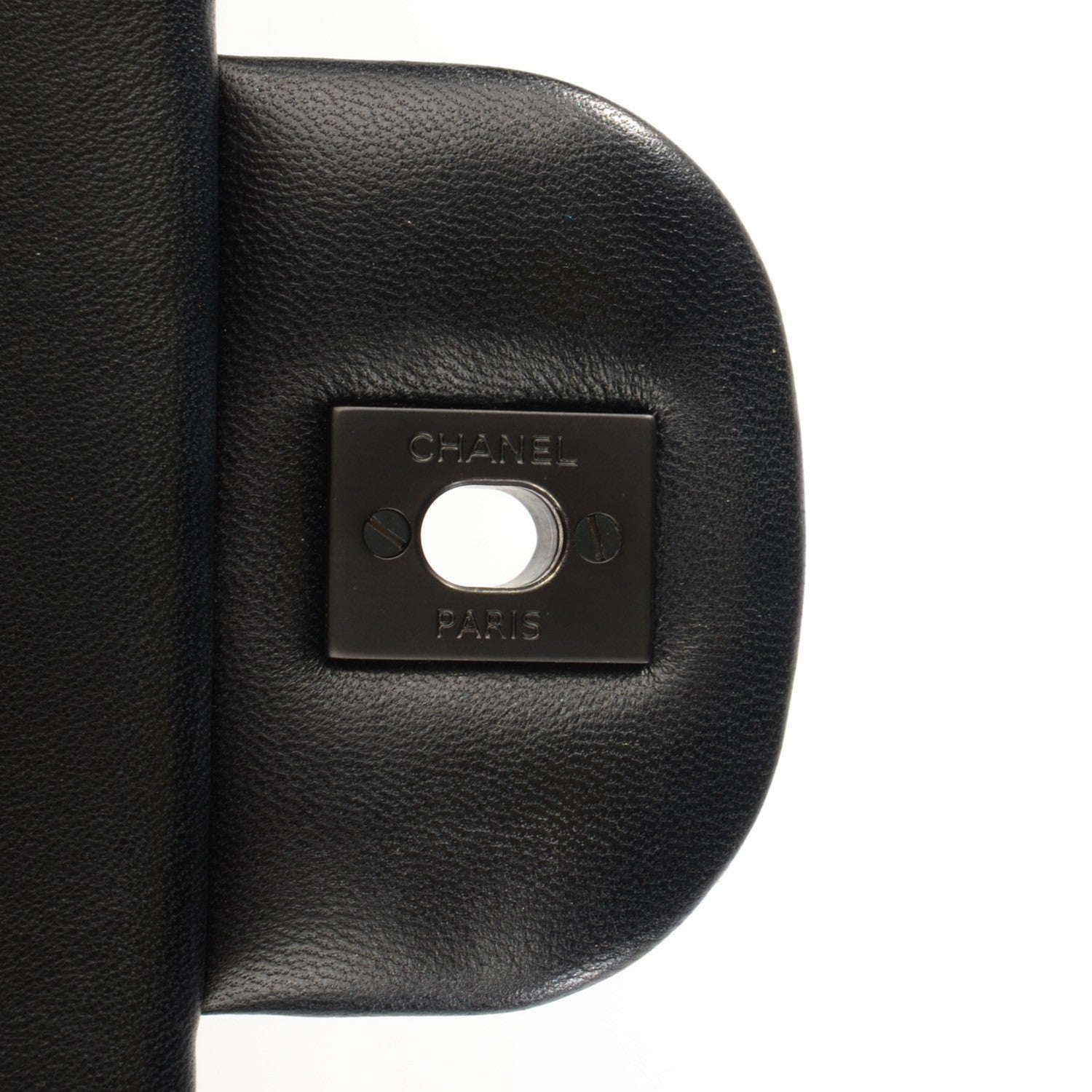 Chanel Lambskin Quilted Jumbo Double Flap So Black 5 of 9