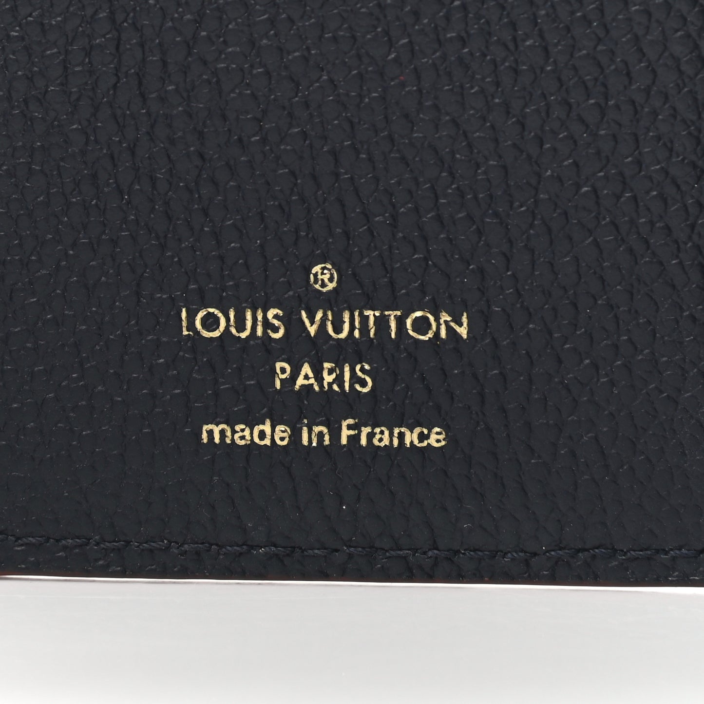 Empreinte Victorine Wallet Marine Rouge
