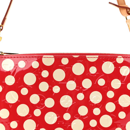 Louis Vuitton Vernis Kusama Infinity Dots Pochette Accessories Red 8 of 15