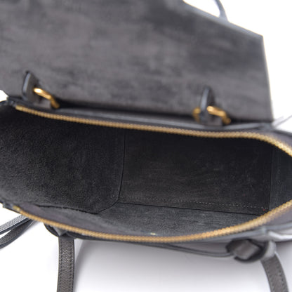 Celine Grained Calfskin Nano Belt Bag Grey 4 of 9