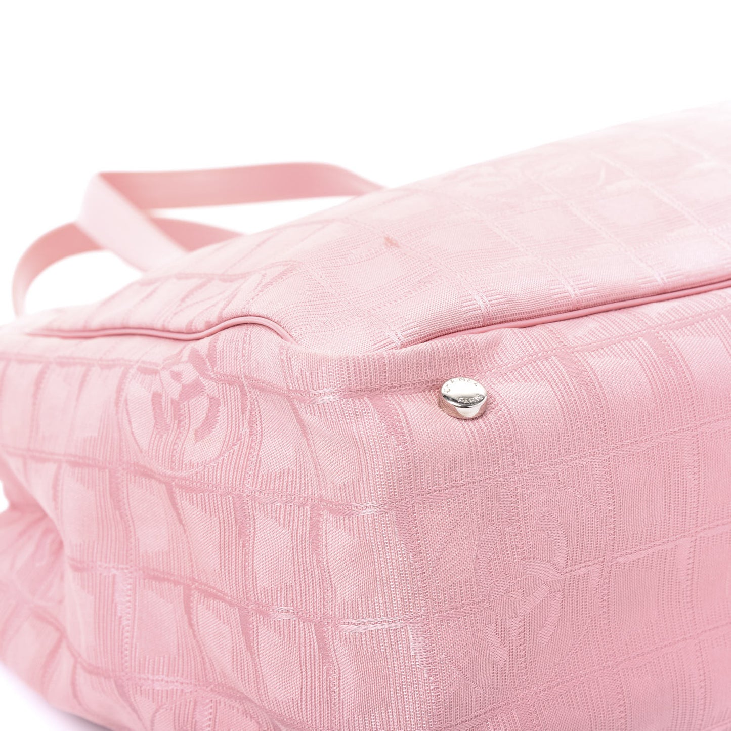 Nylon Medium Travel Tote Pink