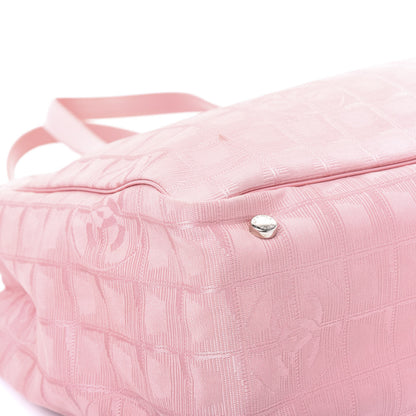 Chanel Nylon Medium Travel Tote Pink 7 of 12