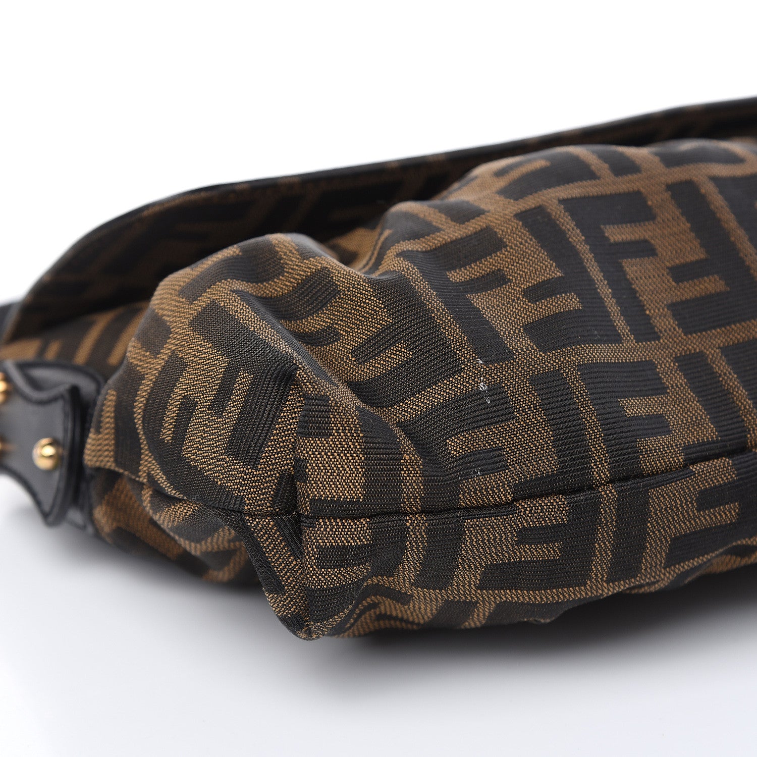 Fendi Zucca Small Chef Shoulder Bag Tobacco 8 of 10