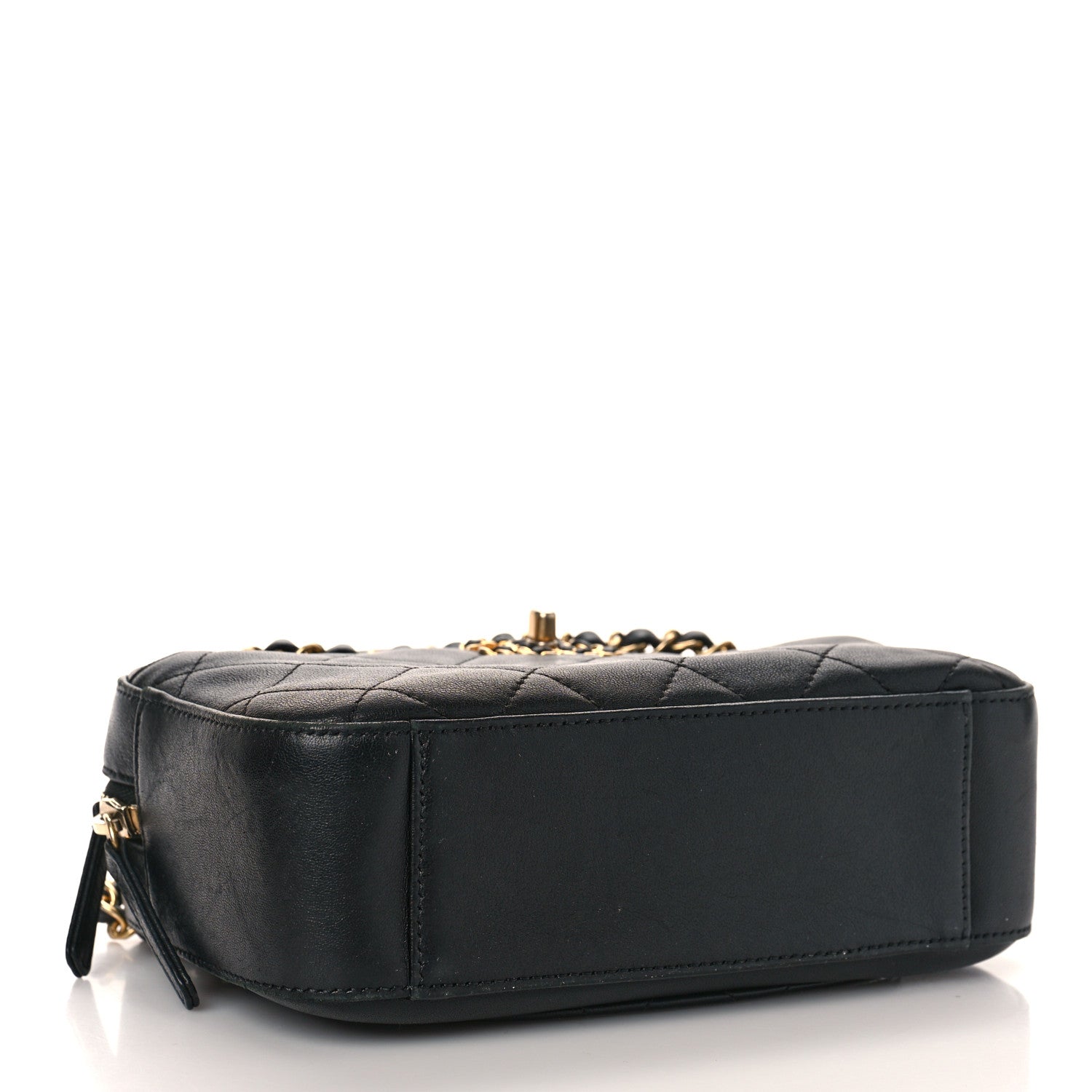 Chanel Goatskin Quilted Chanel 19 Camera Case Black 4 of 9