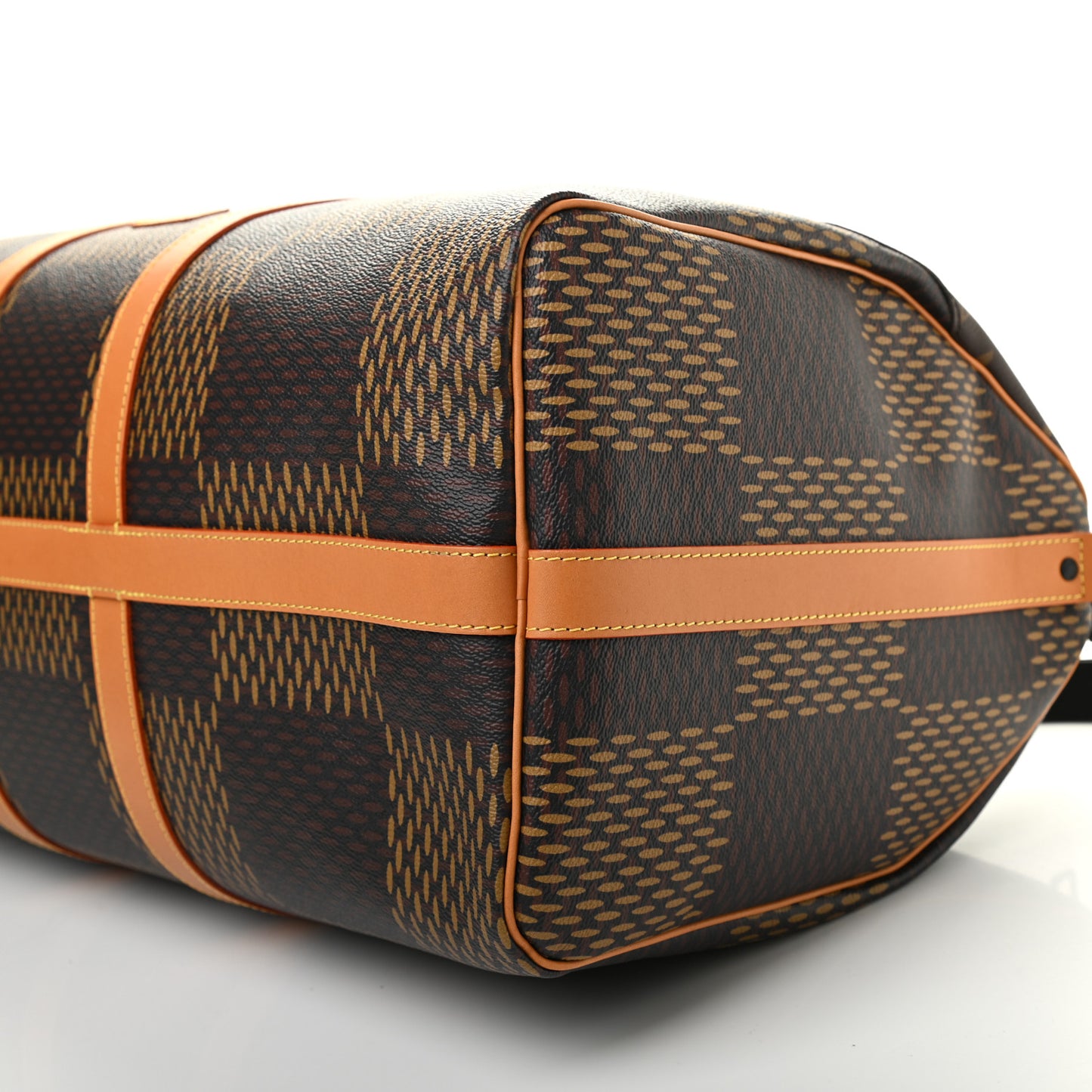 X NIGO Giant Damier Ebene Monogram Keepall Bandouliere 50