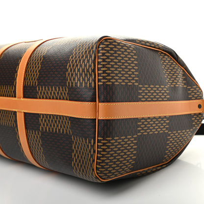 Louis Vuitton X NIGO Giant Damier Ebene Monogram Keepall Bandouliere 50 7 of 8