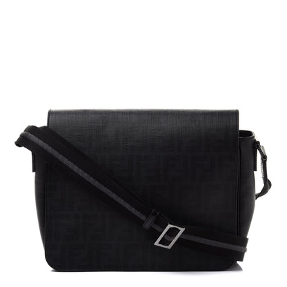 Fendi Zucca Spalmati Messenger Black 1 of 9