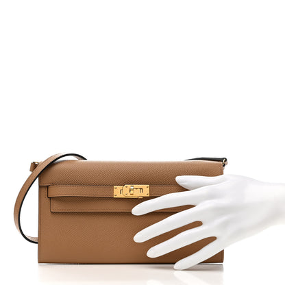 Hermes Epsom Verso Kelly Wallet To Go Chai Mauve Sylvestre 2 of 10