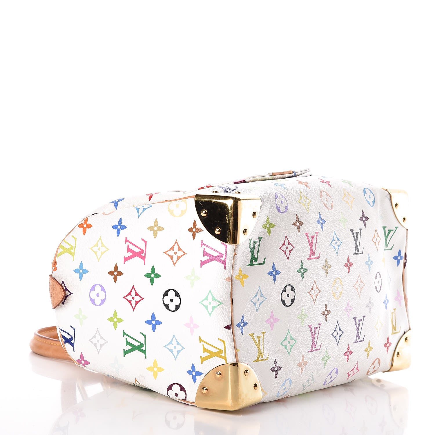 Louis Vuitton Monogram Multicolor Speedy 30 White 4 of 17