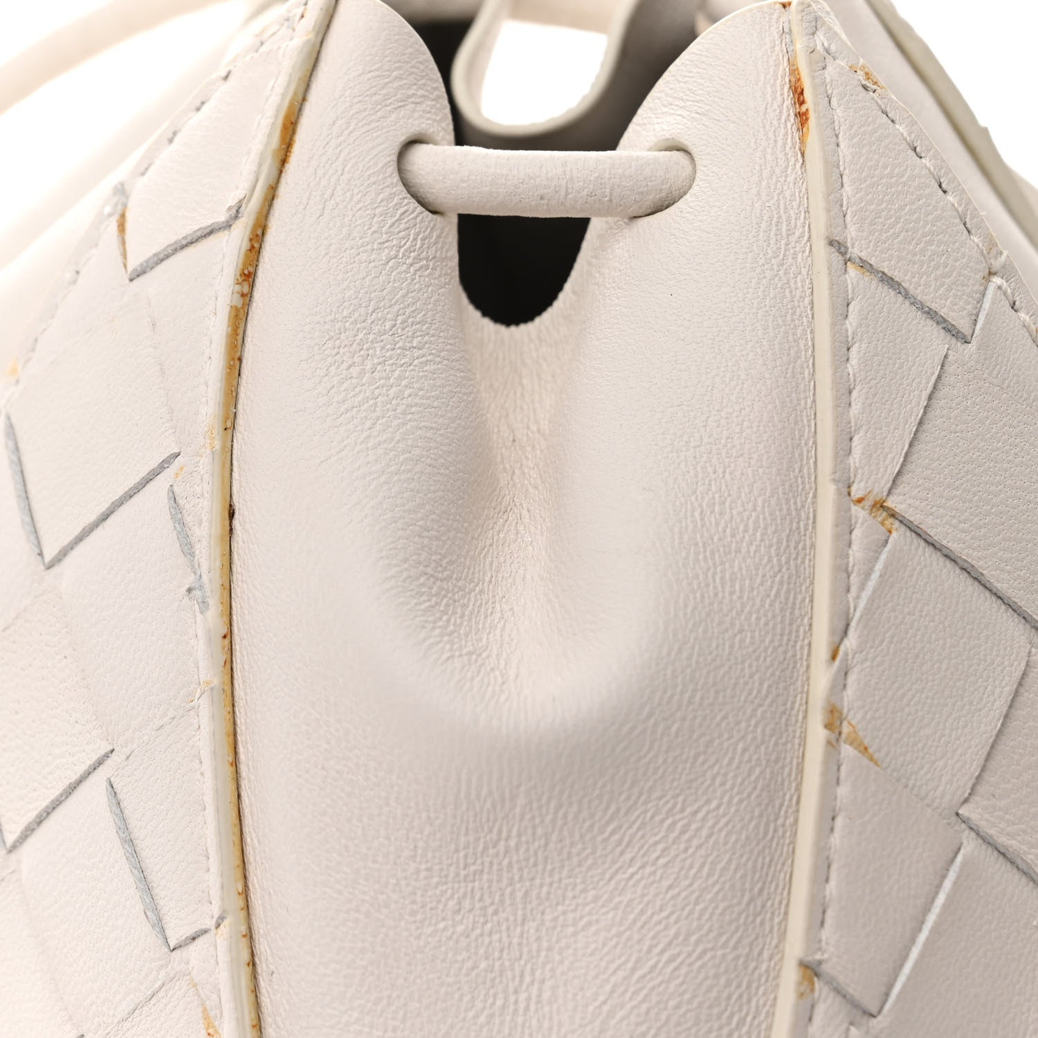 Bottega Veneta Nappa Intrecciato The Mini Knot Shoulder Bag Chalk 13 of 15