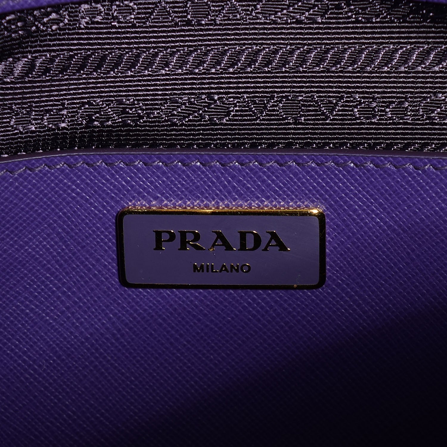 Prada Saffiano Lux Medium Promenade Tote Viola 6 of 10
