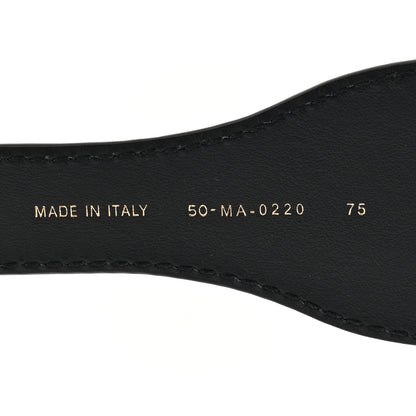 Christian Dior Canvas Embroidered Large Book Belt 75 30 Bleu 4 of 4