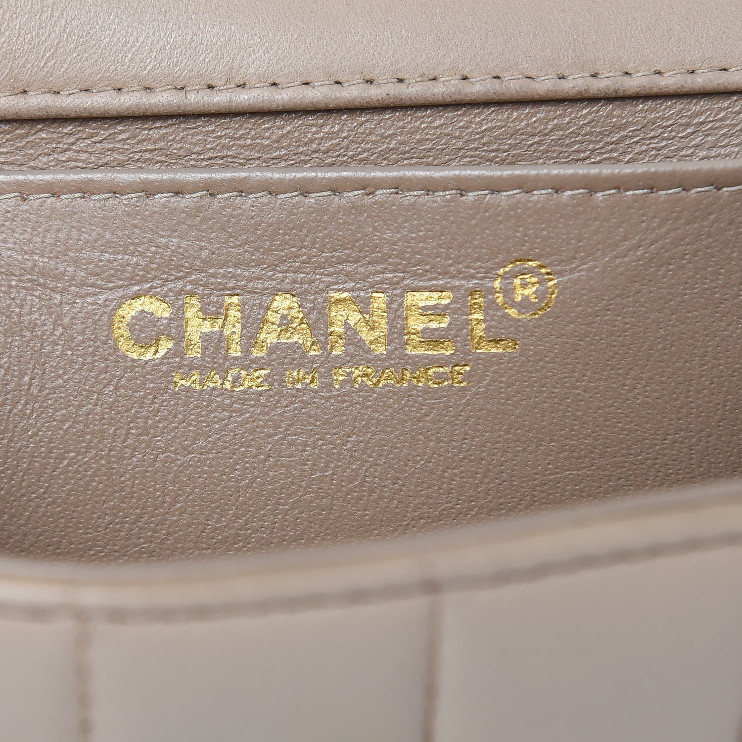 Chanel Lambskin Extra Mini Chocolate Bar Pearl Chain Flap Beige 6 of 14