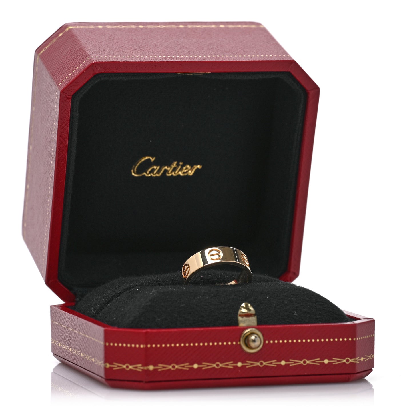 18K Yellow Gold 5.5mm LOVE Ring 52 6