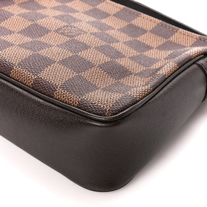 Louis Vuitton Damier Ebene Trousse Make Up Bag Pochette 10 of 11