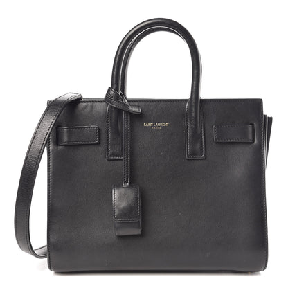 Saint Laurent Calfskin Nano Sac de Jour Black 1 of 12