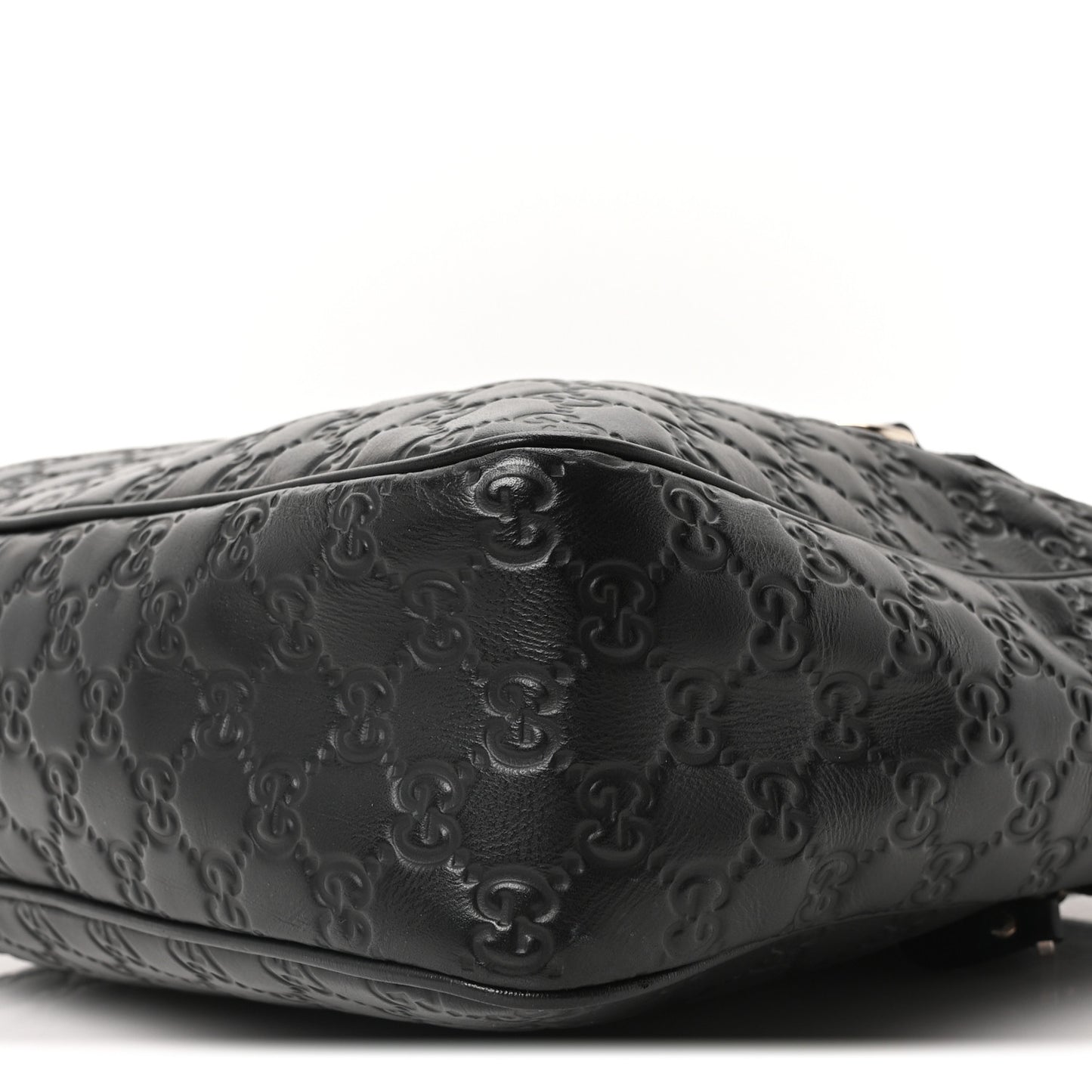 Guccissima Flat Messenger Bag Black