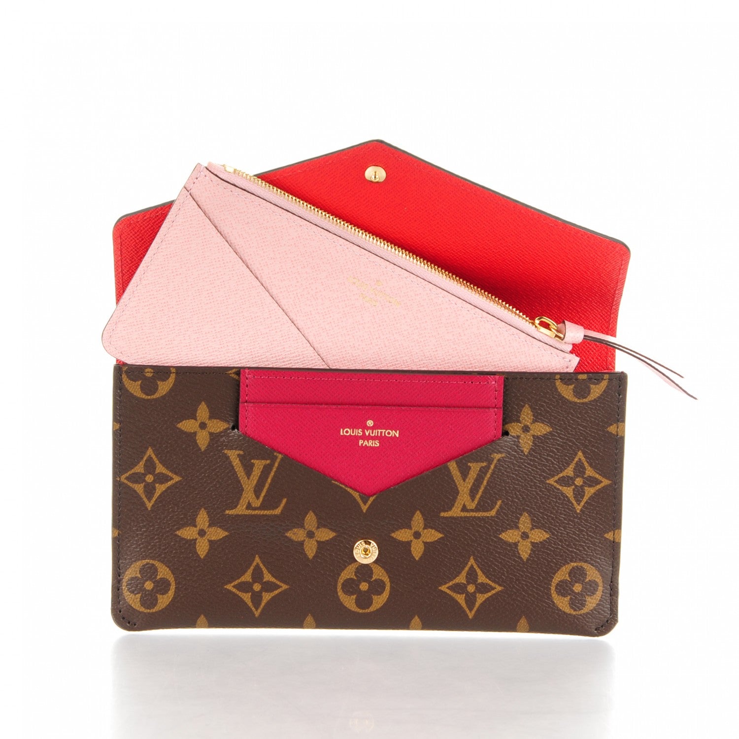 Louis Vuitton Monogram Jeanne Wallet Coquelicot 5 of 8